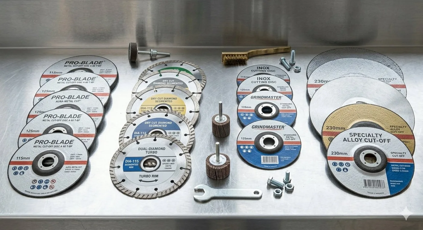 Qual disco de corte usar para cada material