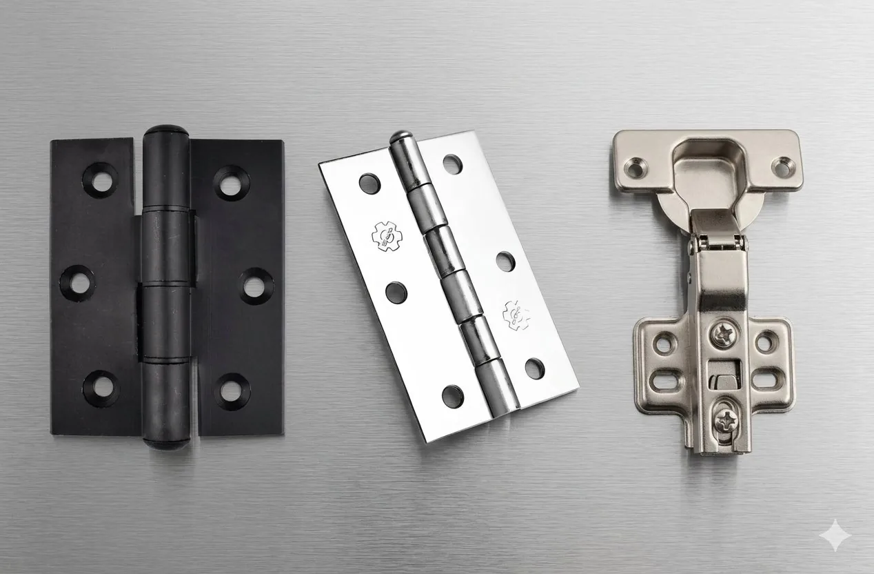 Dobradiça certa para cada tipo de porta